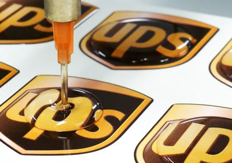 brand opt dome stickers